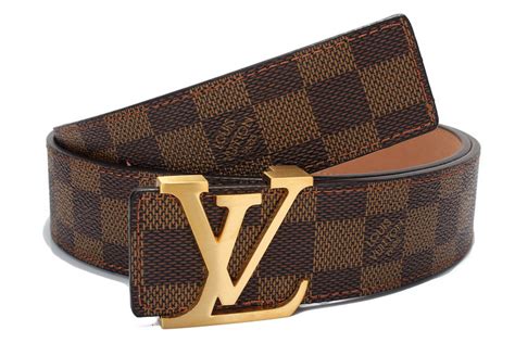 lv belt brown|louis vuitton belt brown checkered.